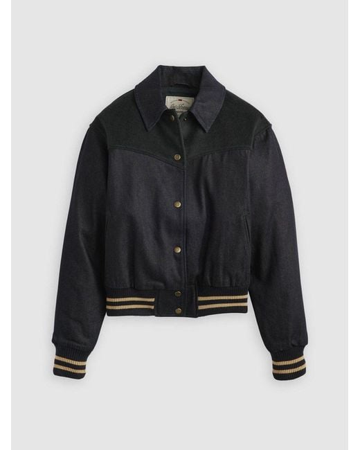 Levi's Black Levi's Bold Play Lennox Varsity Jacket