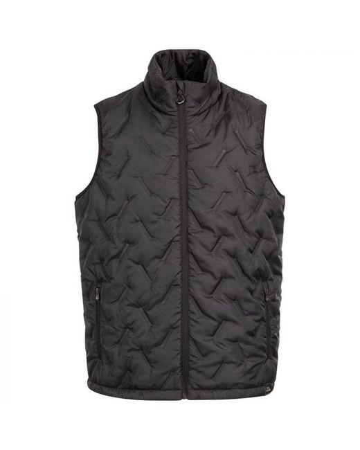 Trespass Black Pilsley Padded Gilet () for men