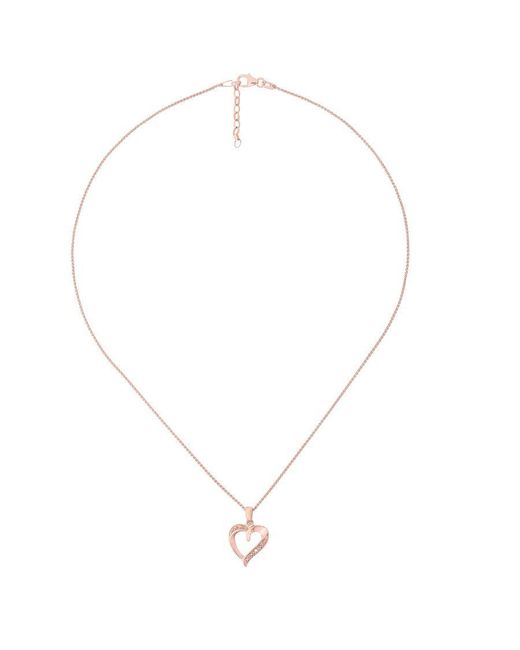Orphelia Metallic 925 Sterling Chain With Pendant