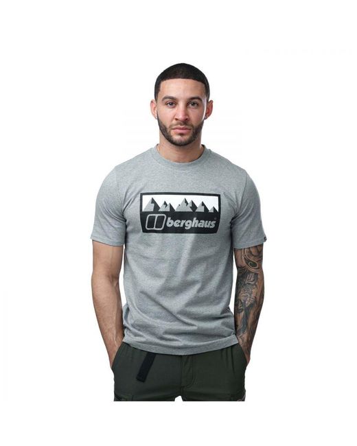 Berghaus Gray Fangs Peak T-Shirt for men