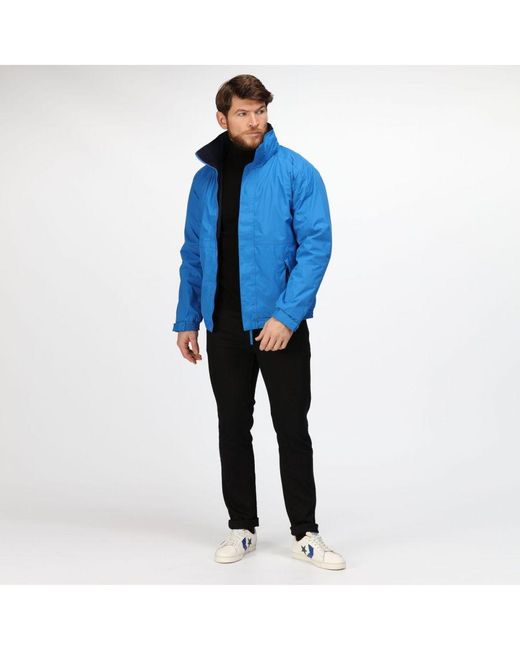 Regatta Blue Dover Waterproof Windproof Jacket (Oxford) for men