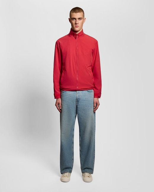 Lyle & Scott Red Keyline Windbreaker Jacket for men