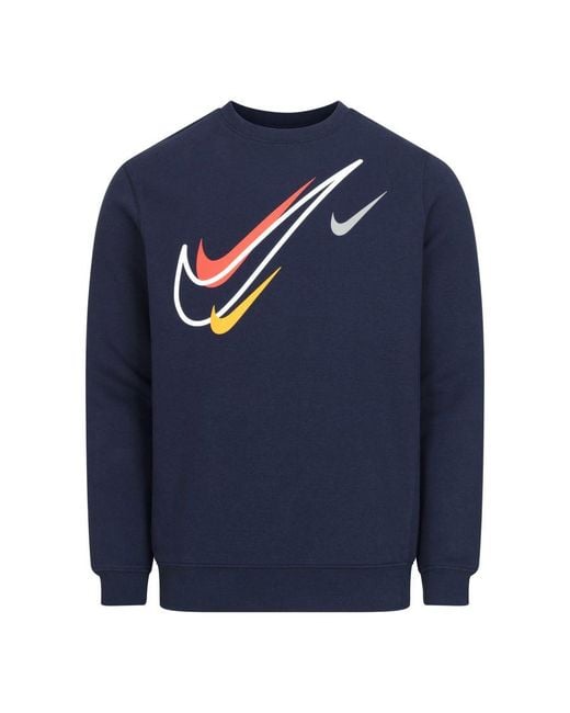 Nike Sportswear Multi Swoosh Graphic Fleece Tracksuit Set, Cotton