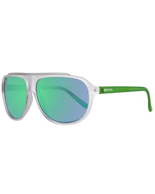 Benetton Benetton Mannen Zonnebril 61/13/145 Mm Geïnjecteerd in het Green voor heren