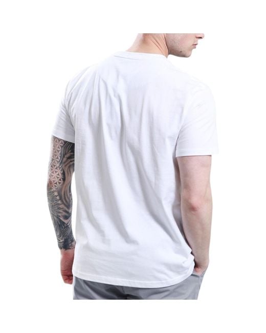 Weekend Offender White T Shirt Diggin Summer Short Sleeve Crew Neck New Tee for men