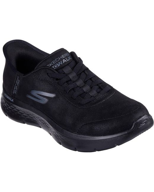 Skechers Blue Go Walk Flex Mali Textile Trainers