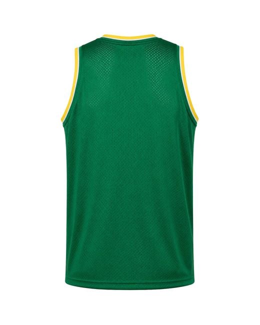 Mitchell & Ness Green Nba Seattle Supersonics Mesh Vest for men