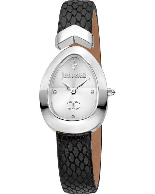 Just Cavalli White Jc1L321L0015 Ladies Signature Snake Watch