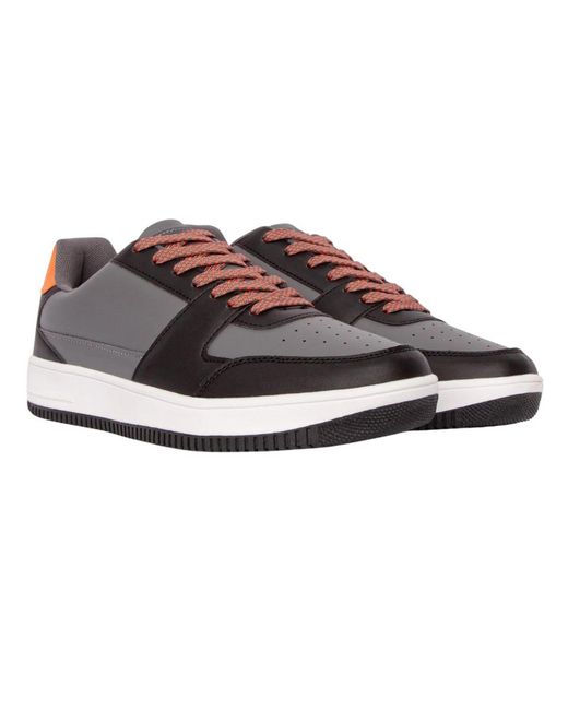 Crosshatch Toribio Trainers (zwart/grijs) in het Black voor heren