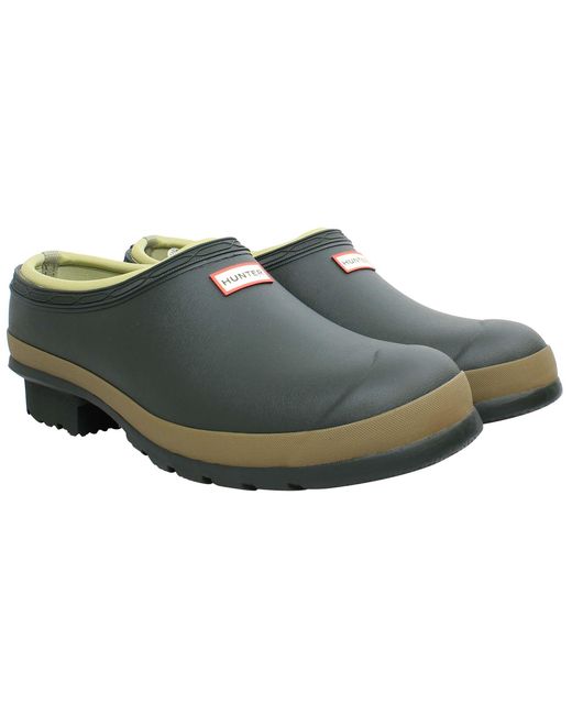 Hunter Gray Gardener Clogs for men