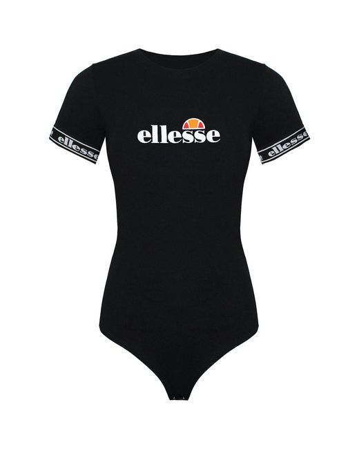 Ellesse Black Flarino Bodysuit