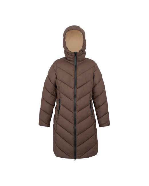 Regatta Brown Ladies Andia Ii Contrast Zip Jacket (Bueno) Material_Polyester