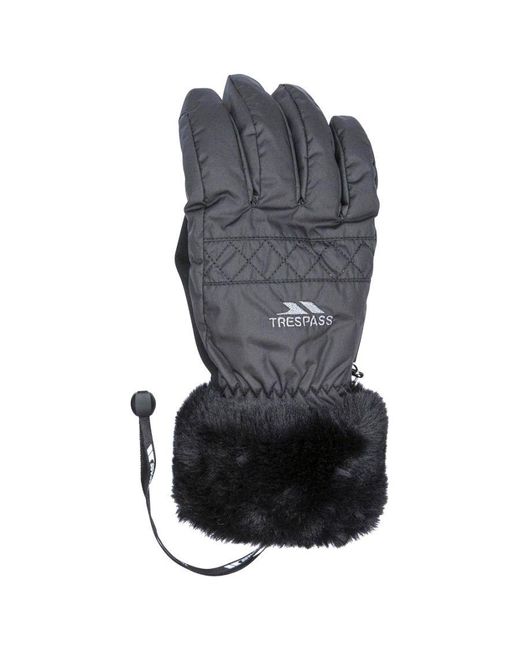 Trespass Black Ladies Yanki Gloves