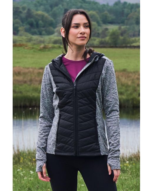 Mountain Warehouse Green 'Action Packed' Padded Jacket Water Resistant Warm Coat