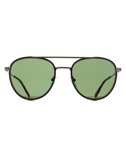 Lacoste Green Oval Shiny L258S Metal