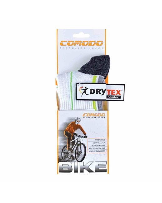 Comodo Green 1 Pack High Vis Neon Low Cut Cycling Socks for men