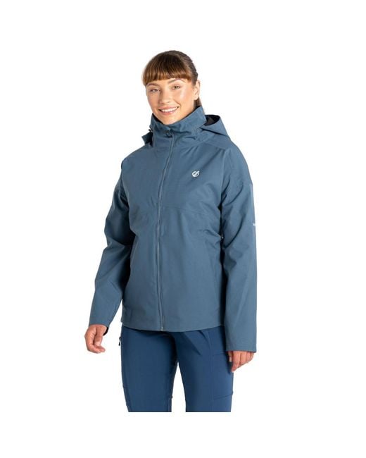 Dare 2b 's Trail Breathable Waterproof Jacket In Grey in het Blue