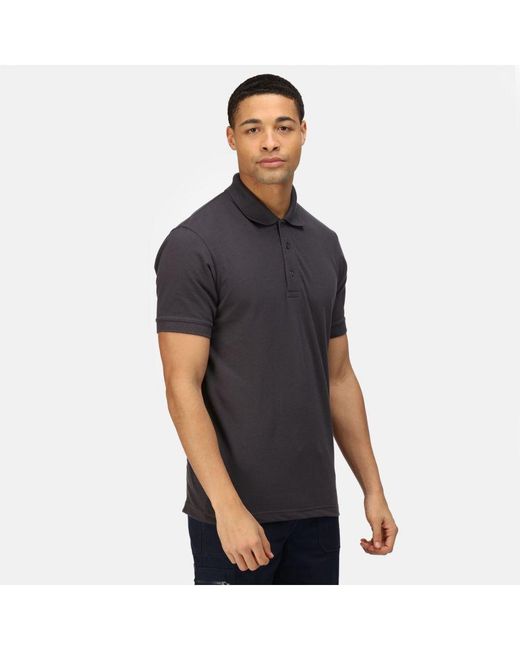 Regatta Gray Classic 65/35 Short Sleeve Polo Shirt (Seal) for men