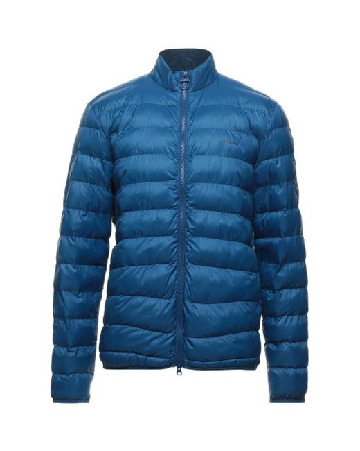 Barbour Penton Quilt Fibre Down Blue Jacket for men