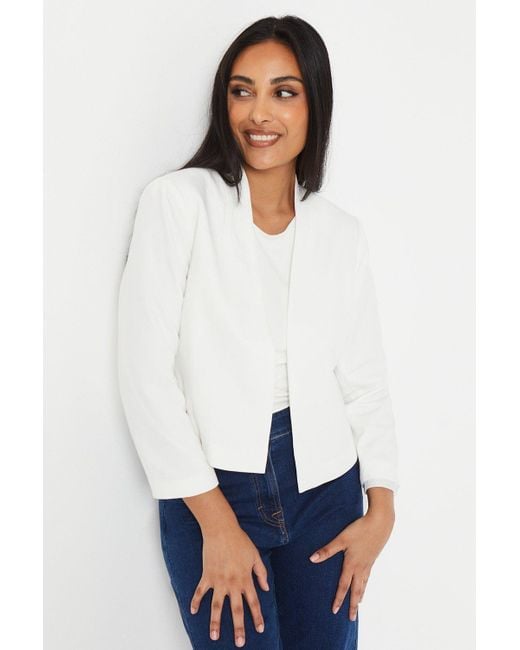 petite short blazer