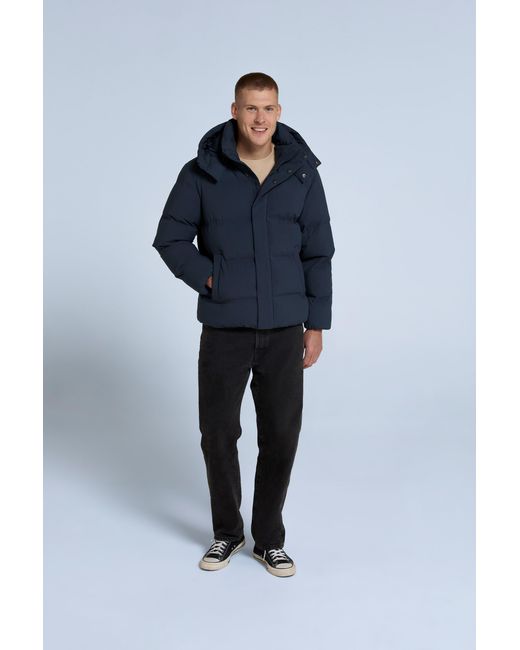 Mountain Warehouse Blue 'Nimbus' Padded Jacket Water Resistant Breathable Coat for men
