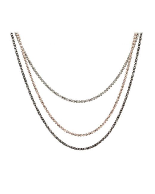 Orphelia White 925 Sterling Necklace
