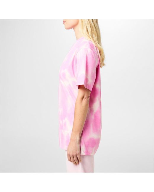 HUGO Pink Regular Fit Crew Neck Short Sleeve T-Shirt