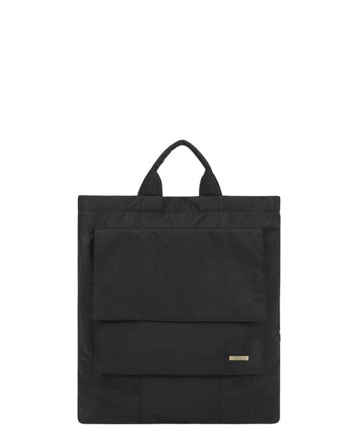 Smith & Canova Black Portrait Nylon Tote