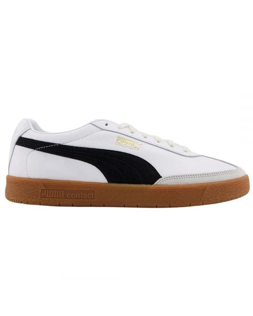 PUMA White Oslo City Og Trainers Leather for men