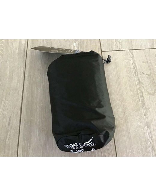 Regatta Black Pro Packaway Waterproof Breathable Jacket for men