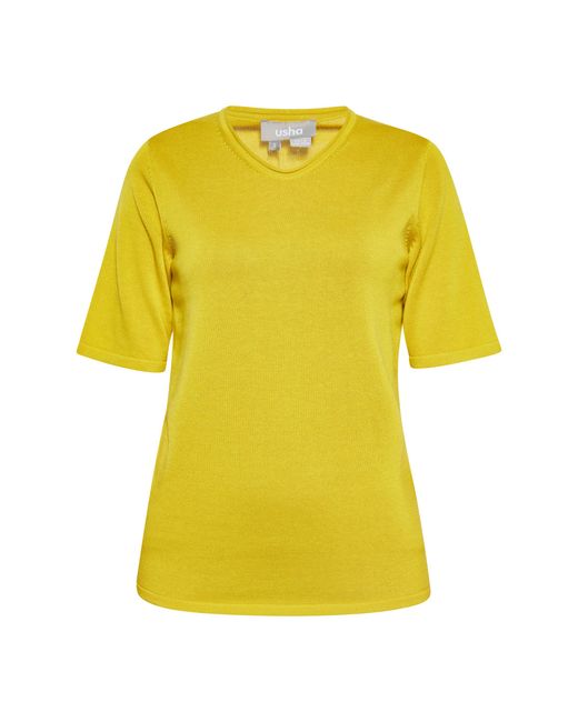 Usha Jumper Limoengeel in het Yellow
