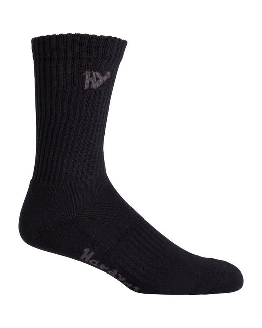 Hard Yakka Blue Crew Cotton Adults Work Socks