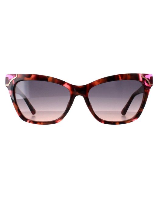 Guess Brown Rectangle Havana Smoke Gradient Gu7840