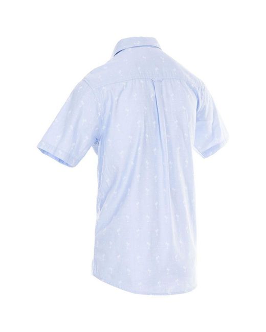 Trespass Blue Slapton Palm Shirt (Pale) for men