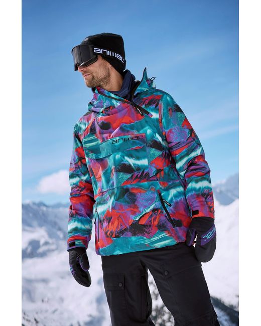 Mountain Warehouse Blue 'Snowstorm' Ski Jacket Waterproof Breathable Winter Coat for men