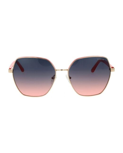 Guess Metallic Gu00108 6074B 60 74B Sunglasses