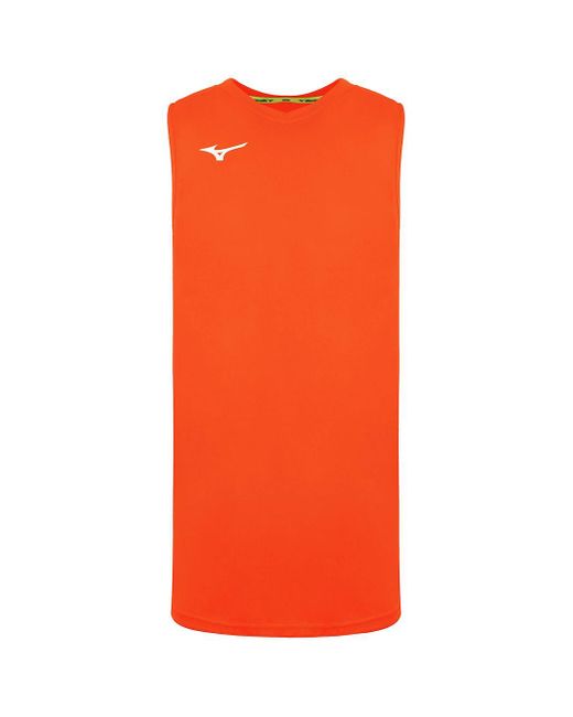 Mizuno Orange Authentic Basketball Vest for men