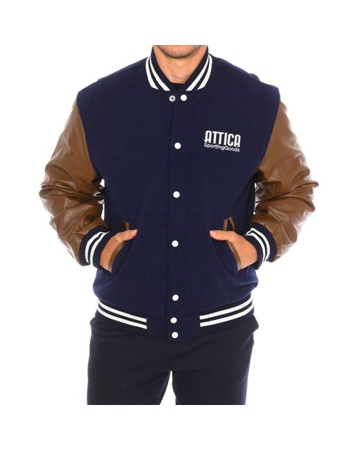 Attica Sporting Goods Blue At-Fw22-019 Baseball Jacket for men