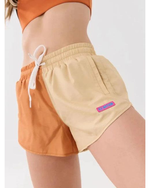 P.E Nation White Pe High Ball Short