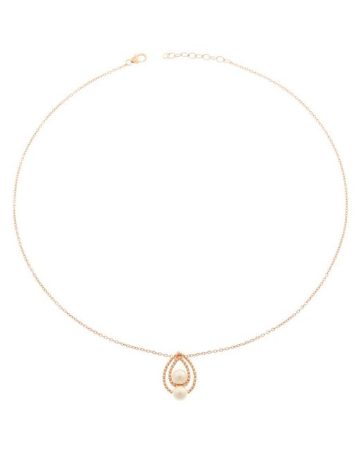 Orphelia White 925 Sterling Chain With Pendant
