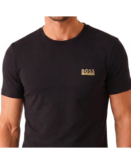 Boss Black Short Sleeve Cotton T-Shirt 50531401 for men