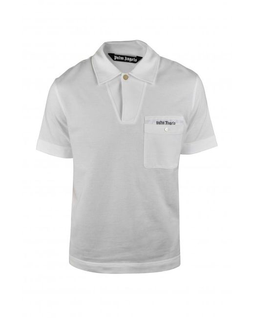 Palm Angels Polo in het Gray voor heren