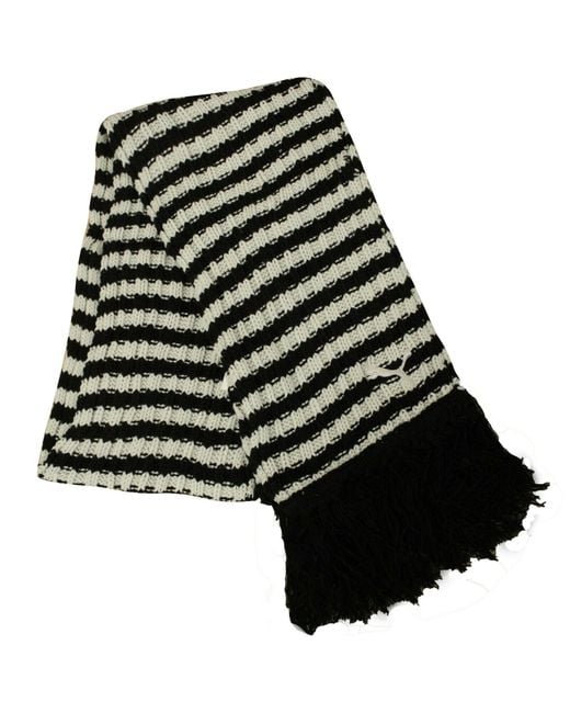 PUMA Black Knit/ Scarf Textile