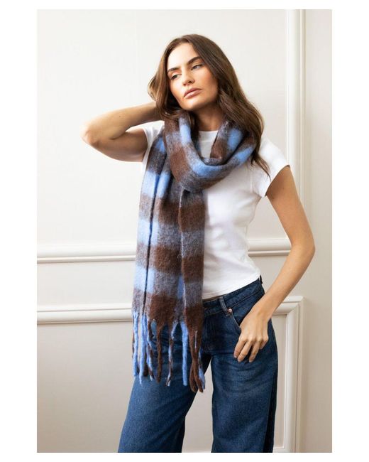 SVNX Blue Chunky Scarf