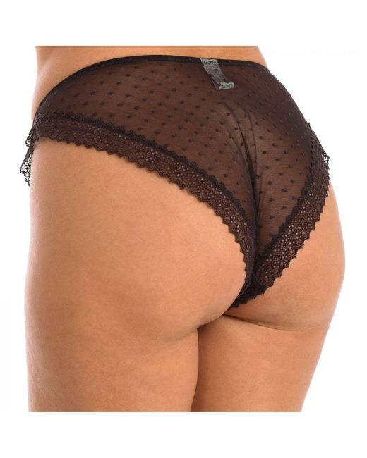 Selene Black Casandra Lace Panties