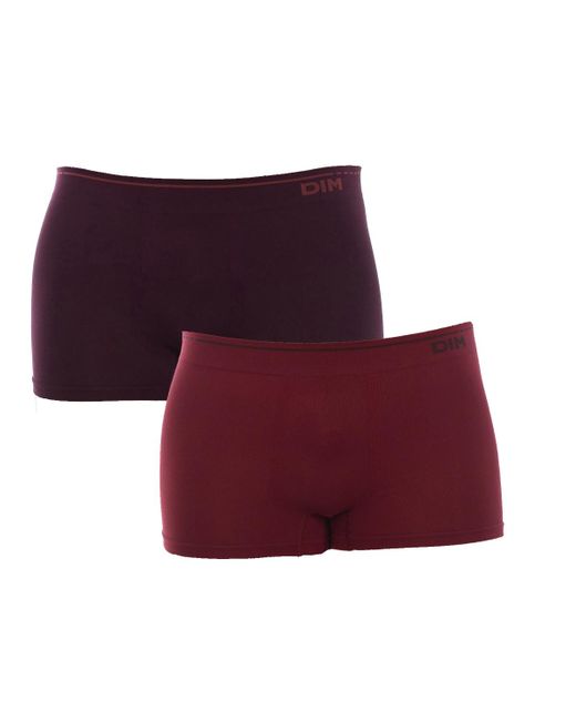 Dim Red Pack-2 Boxers Unno Basic Seamless D05Hf for men