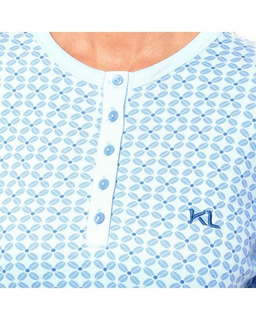 Kisses&Love Blue Klp1 Long-Sleeved Winter Pajamas