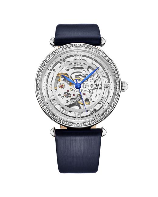 Stuhrling Blue Luxe Automatic 4022 38Mm Skeleton