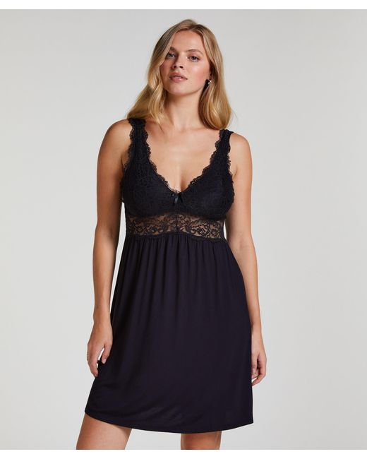 Hunkemöller Black Jersey Slip Dress