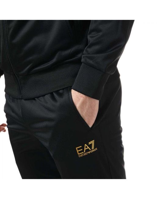 EA7 Emporio Armani Core Id Poly Trainingspak Voor , Zwart in het Black voor heren